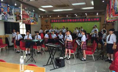 雅马哈示范乐团青岛台东六路小学管乐团大师班活动成功举办