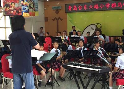 Z6·尊龙凯时示范乐团青岛台东六路小学管乐团大师班活动成功举办
