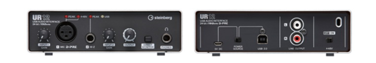 兼容iPad/Mac/PC,实现高品质录音的Steinberg USB音频接口UR12发布