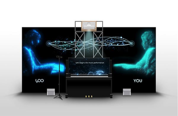 雅马哈联手博报堂i-Studio展出实验性人工智能音乐装置“与YOO合奏”