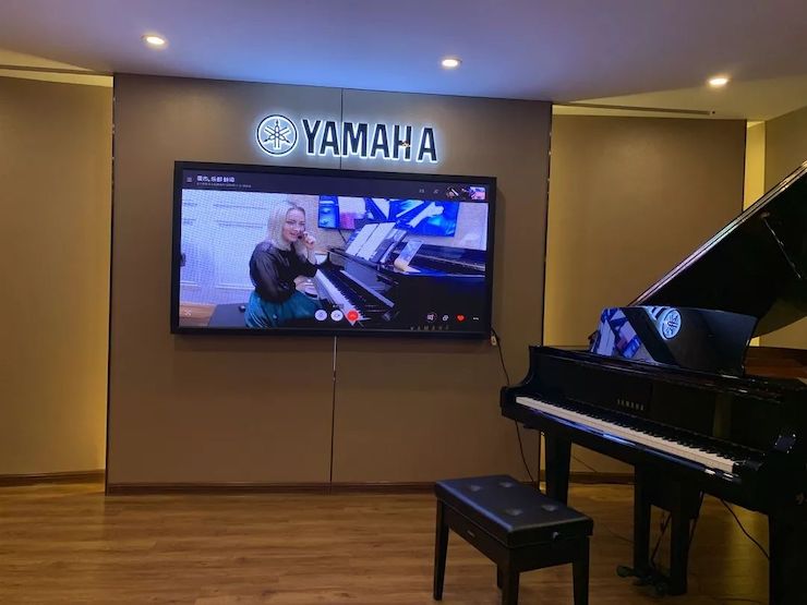 精彩回顾 | 雅马哈e联远程艺术教育联盟俄罗斯美女钢琴家古娃老师远程公开课
