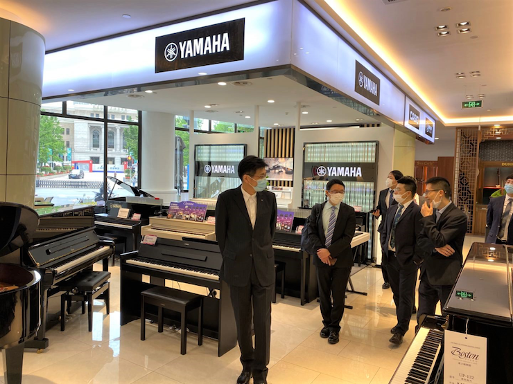 情系伙伴，传递温情 | 雅马哈（中国）公司总经理拜访上海知音音乐文化股份有限公司