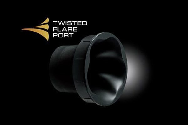 Clear low frequencies realized with Twisted Flare Port™ technology