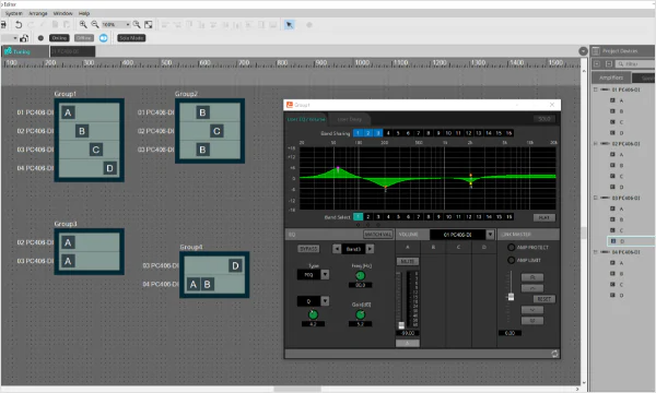 Yamaha ProVisionaire Amp Editor