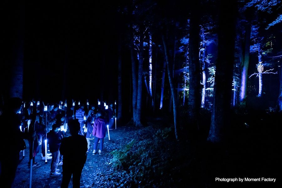 案例｜雅马哈为壮观的Kamuy Lumina魔法夜行旅游项目提供配乐设备