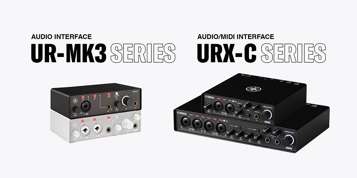 雅马哈UR-MK3和URX-C音频接口:从音乐制作到直播,内容创作者的标杆产品