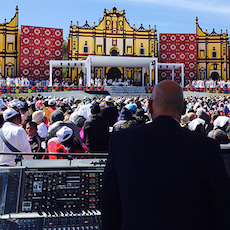 RIVAGE PM10 在墨西哥——雅马哈墨西哥公司为教皇到访提供扩声