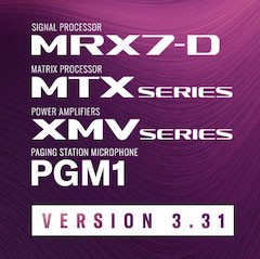 MTX/MRX/XMV/PGM1 新固件 V3.31 登场——支持 Audinate Dante Domain Manager™