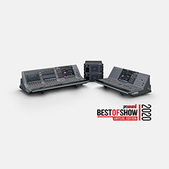 RIVAGE PM5和PM3数字混音系统，实力斩获IBC 2020 Best of Show大奖