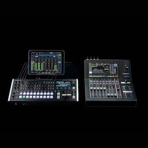 雅马哈DM3系列与罗兰V-160HD实现无缝集成，将音频与视频控制更紧密地结合，为大型活动提供更强大的控制能力