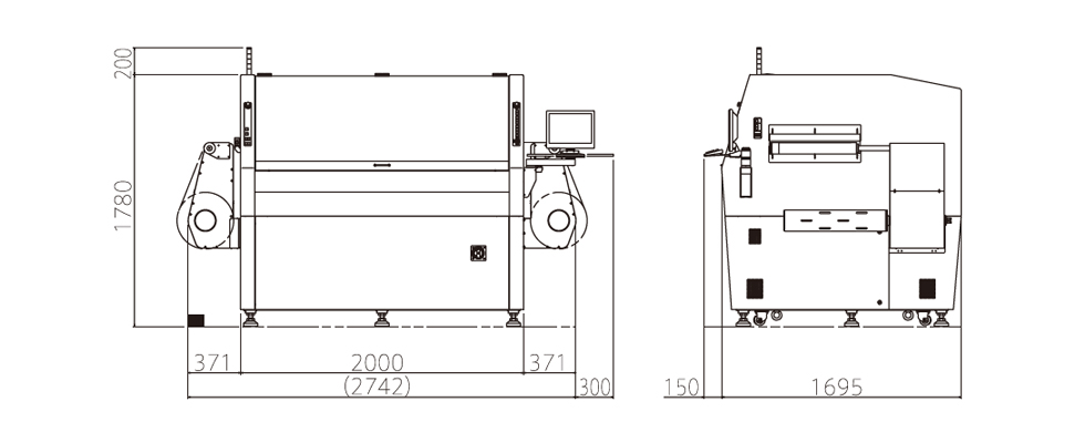 ［Image］外形尺寸　MT512-GFR